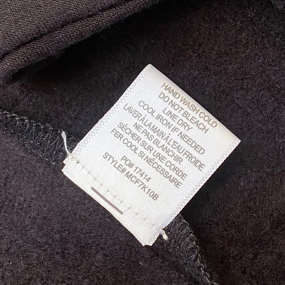 Bobeau Open Front Long Black Cardigan - Picture 10 of 12